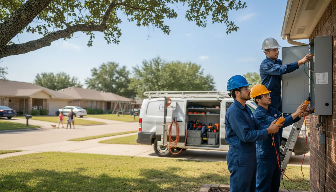 Certified electrician providing emergency electrical services in Levant, KS